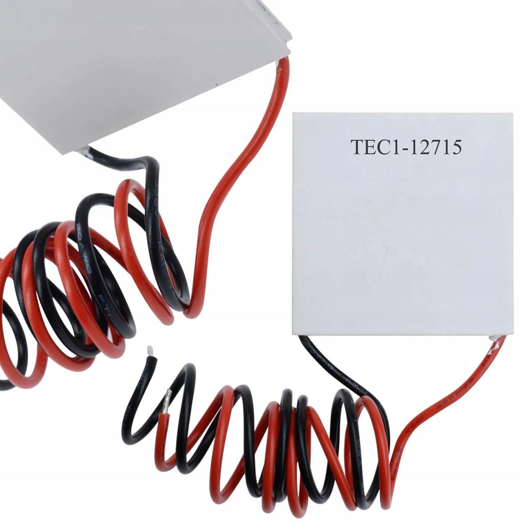 Rosfix Ogniwo Peltiera TEC1-12715 – Chłodzenie i Grzanie | Napięcie 0–15.5 V | Wymiary 40x40 mm, Moc 136 W