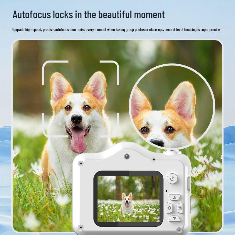 9600W Retro Dual-Lens Cute Digital Camera for Students - Snap & Share Photos