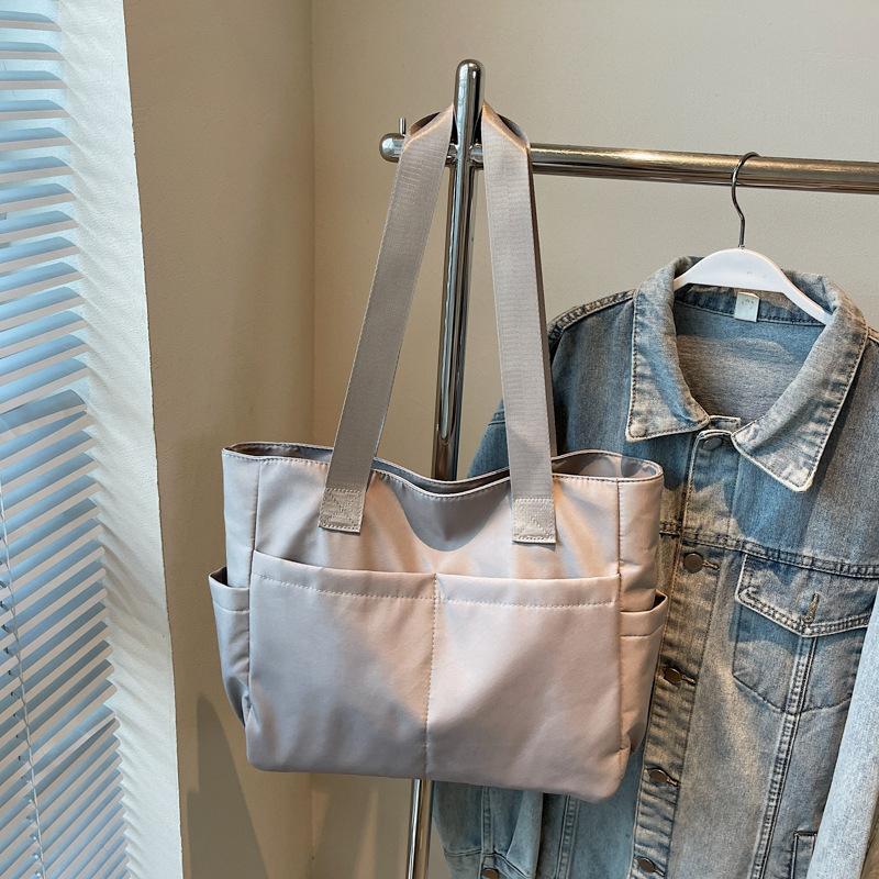 New Fashi Versatile Large Capacity Tote Bag for Women Oxford Canvas Crossbody Bag Handbag Shoulder Bag Commuter Student