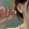 S925 Silver Needle Crown Pearl Earrings: Elegant, Versatile Luxury Design for Women (2023)