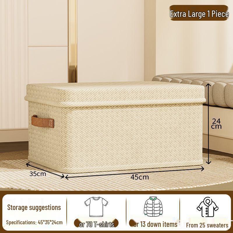 Larger Foldable Fabric Storage Box for Clothes