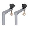 2PCS 20mm Bench Dog Clamps Adjustable Benchtop Quick Clamp Aluminum Alloy Woodworking Desktop Press