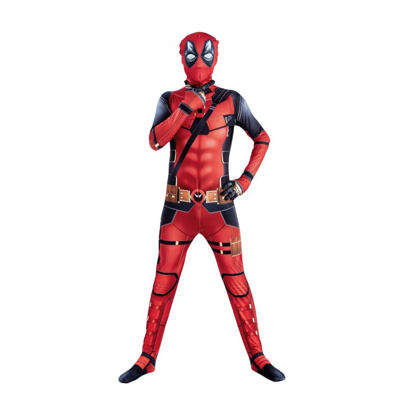 New Deadpool Onesie Tights Children's Costumes Deadpool Halloween Cos Costumes Adult Clothes