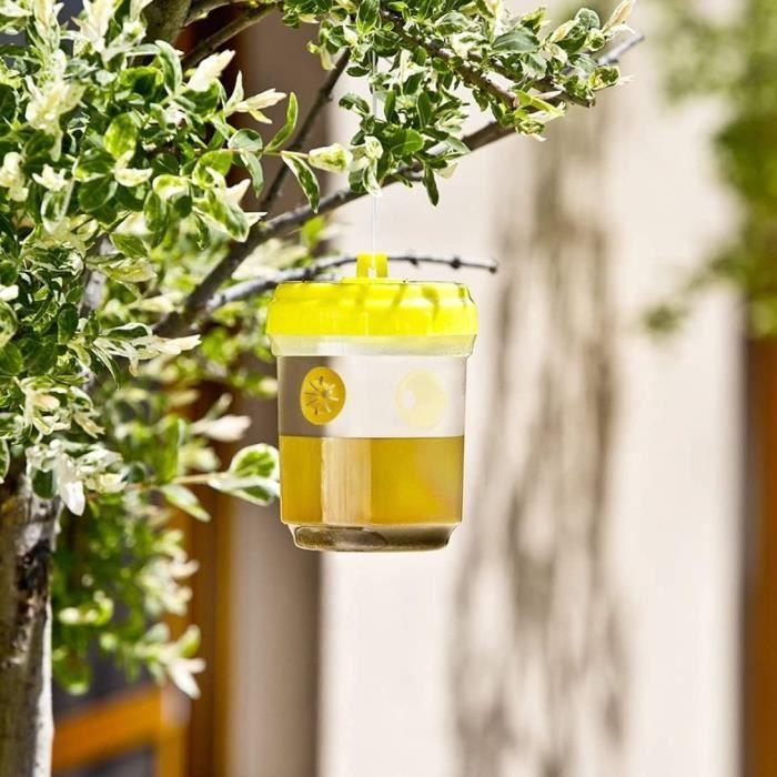 Piège De Guêpe Catcher D'abeilles Pièges Hornets Catcher De Bouteille Piège En Entonnoir Jaune Pour Les Abeilles Hornet , 10 Pcs