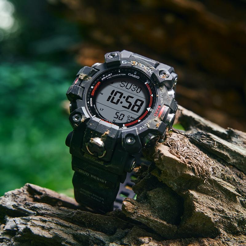 CASIO G-SHOCK Séria Hlinených Figúrok Quartzové Pánske Hodinky Čierny Ciferník GW-9500 GW-9500 čierna