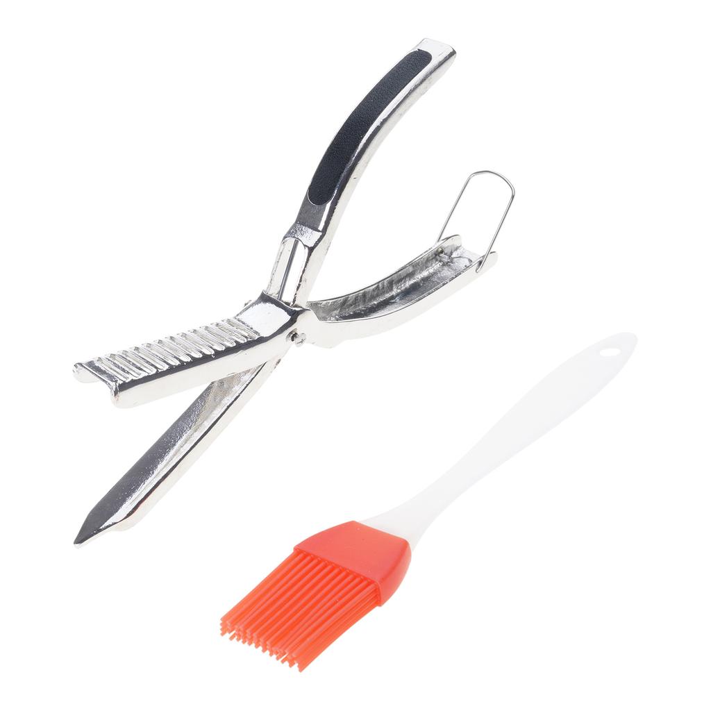 Professional Stainless Steel Rib Membrane Remover Tool Ergonomic Handle For Barbecue Preparation And Kitchen Use