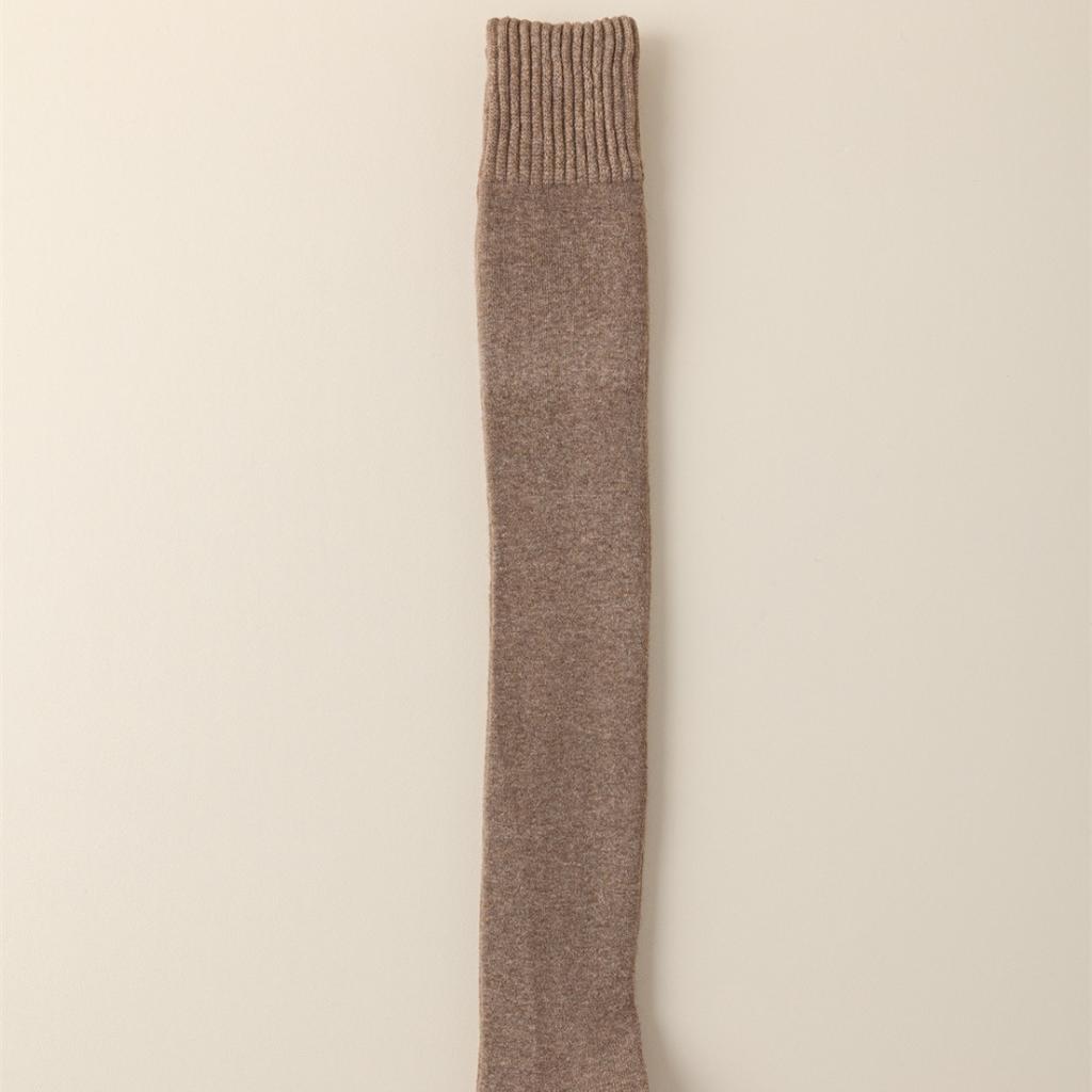 Thickened Lamb Wool Extended Knee Socks Children'S Fleece Warm Waxy Inner Women'S Thigh Socks