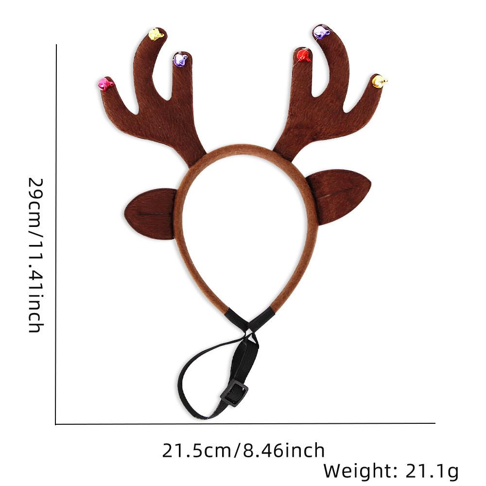 Чарівна різдвяна колекція пов'язок на голову для домашніх тварин з яскравими святковими кольорами для собак