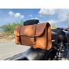 Leather Motorcycle Pouch Tool Retro Vintage New Panniers Goat Saddle Bag