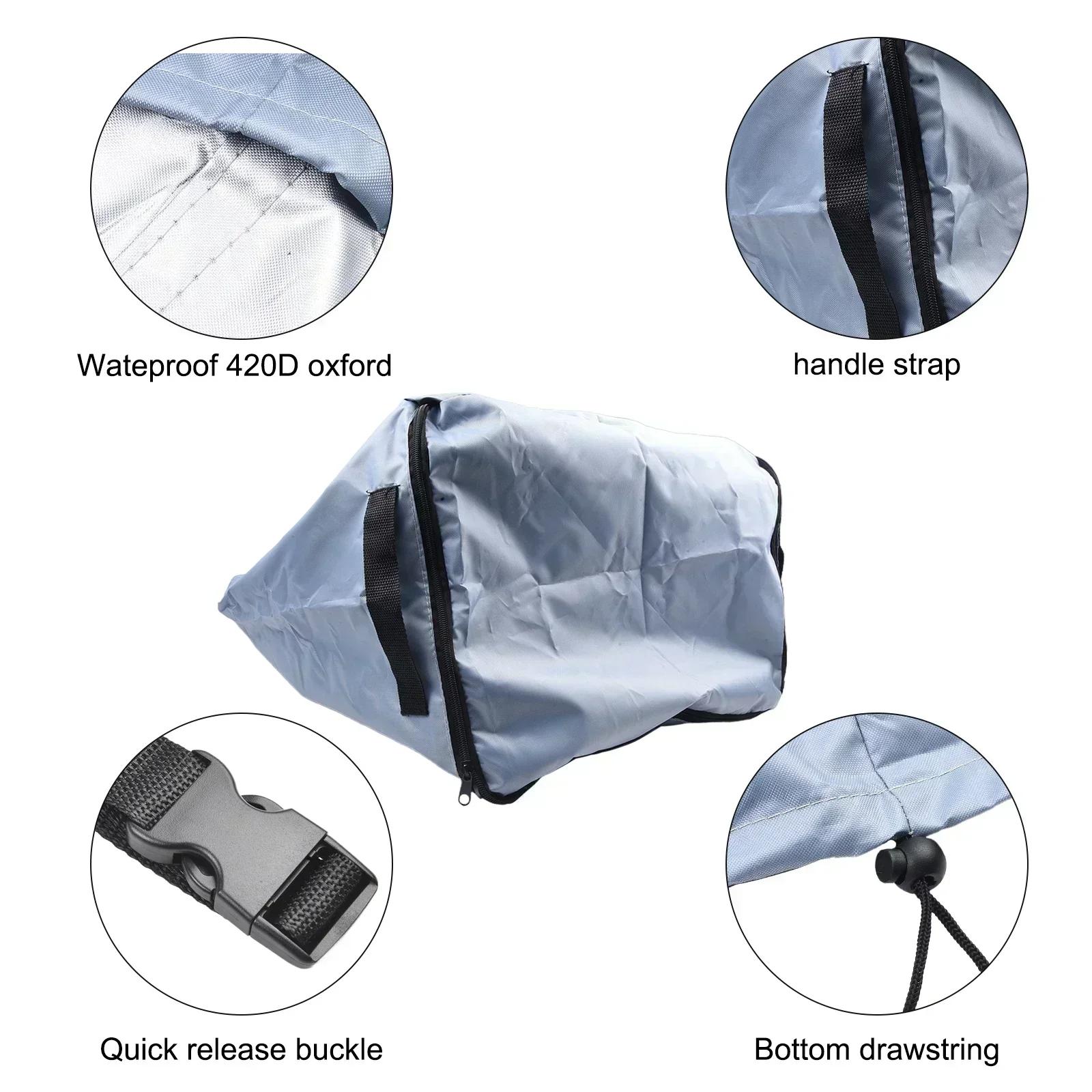 

For All Weather Conditions Heater Pump Protector Inflatable Spa Heater Cover Outdoor Spa All-Weather Protection чорний