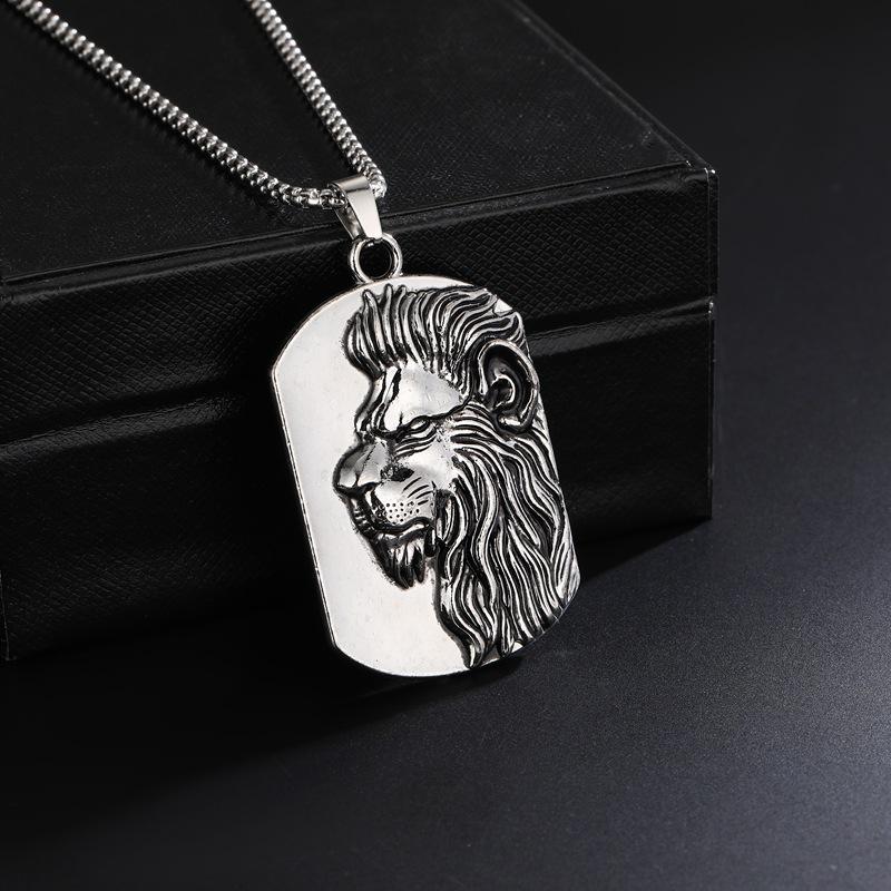 

Чоловіче ретро-намисто Король Лев Сімба з кулоном-головою лева Pendant Only