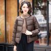Winter new women's clothing fashionable round neck loose cotton-padded clothes to keep warm and light short down cotton-padded jackets