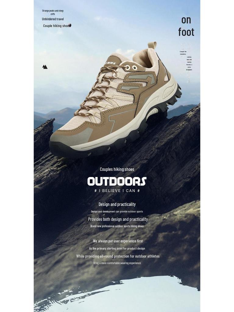 Große Outdoor-Wanderschuhe - Atmungsaktiv, Lässig, Mesh-Schuhe für kurze Reisen für Männer & Frauen