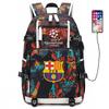 Fußball Rucksack Herren Damen - Dortmund Manchester City Liverpool FC Fan Sporttasche Mit USB-Anschluss