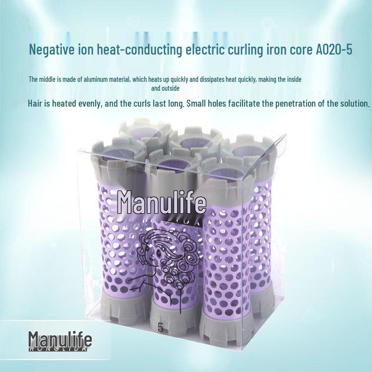 Aluminum Core Electric Curling Iron - Korean Cold Wave Rods, Standard Perm Rods, Hairdressing Tools for Salons.