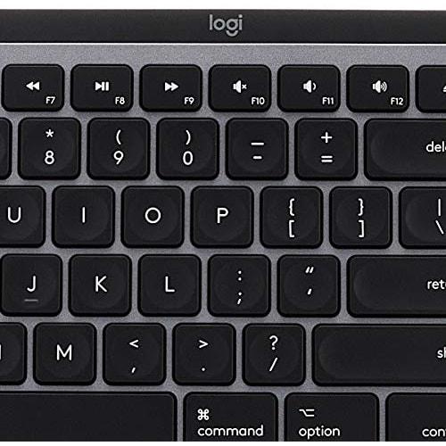 Logitech Advanced Wireless Illuminated Keyboard KX800M MX KEYS for Mac Rechargeable US Layout bluetooth Unifying iPad Wireless Wireless Keyboard Thin