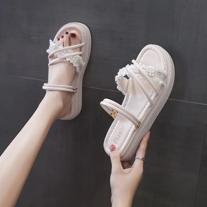 Fashion Roman Style Platform Woman Shoes Sales High Quality Summer Sale Sandals for Women 2025 Offers Asian Size On Offer Pvc Vip Sandal
