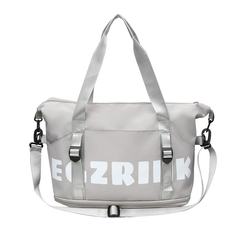 

New wet and dry separation yoga bag women s fashion Oxford cloth swimming sports duffel bag large capacity with baby delivery bag