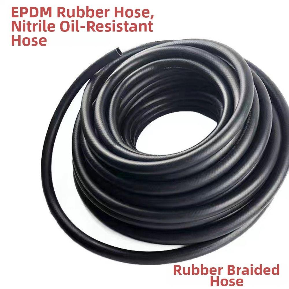 Multifunctional NBR Oil Resistant Hose with Pipe Clamp Diesel Hose Durable Vacuum Hose