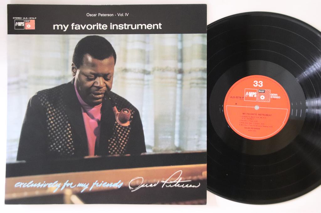 LP Record OSCAR PETERSON - My Favorite Instrument ULS1574P MPS Japan Jazz Used