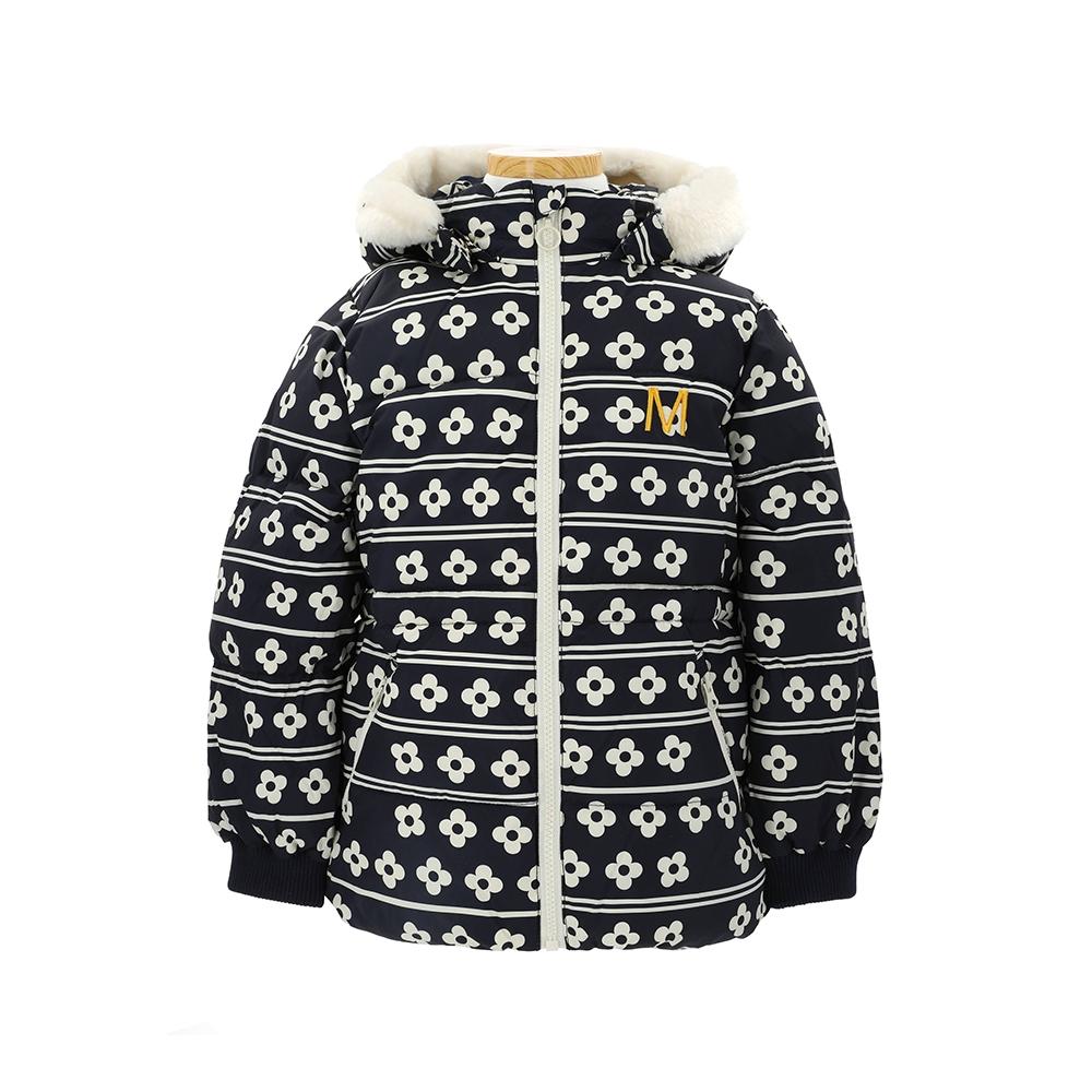 

Mini Rodini 2471011660 Куртка-пуховик с капюшоном с цветочным принтом AOP Цветочный AOP Пуховик Детская куртка 2471011660 (116/122)