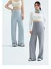 Women's Fleece-Lined Wide-Leg Sports Pants: Loose Fit, Plus Size (up to 220 Jin), Perfect for Running, Yoga, and Fitness.