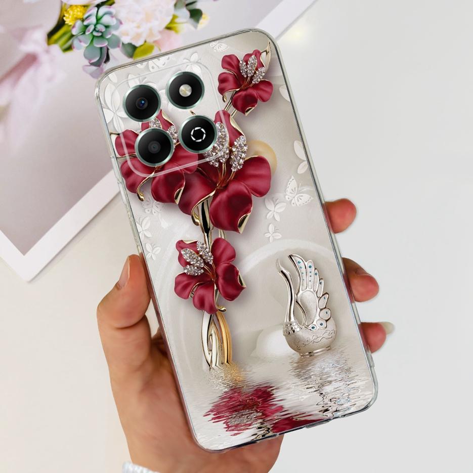 For Honor X6b Case JDY-LX1 JDY-LX2 Stylish Painted Cover Soft Silicone Shell For Honor X6b X 6b HonorX6b Phone Case 6.56'' Coque