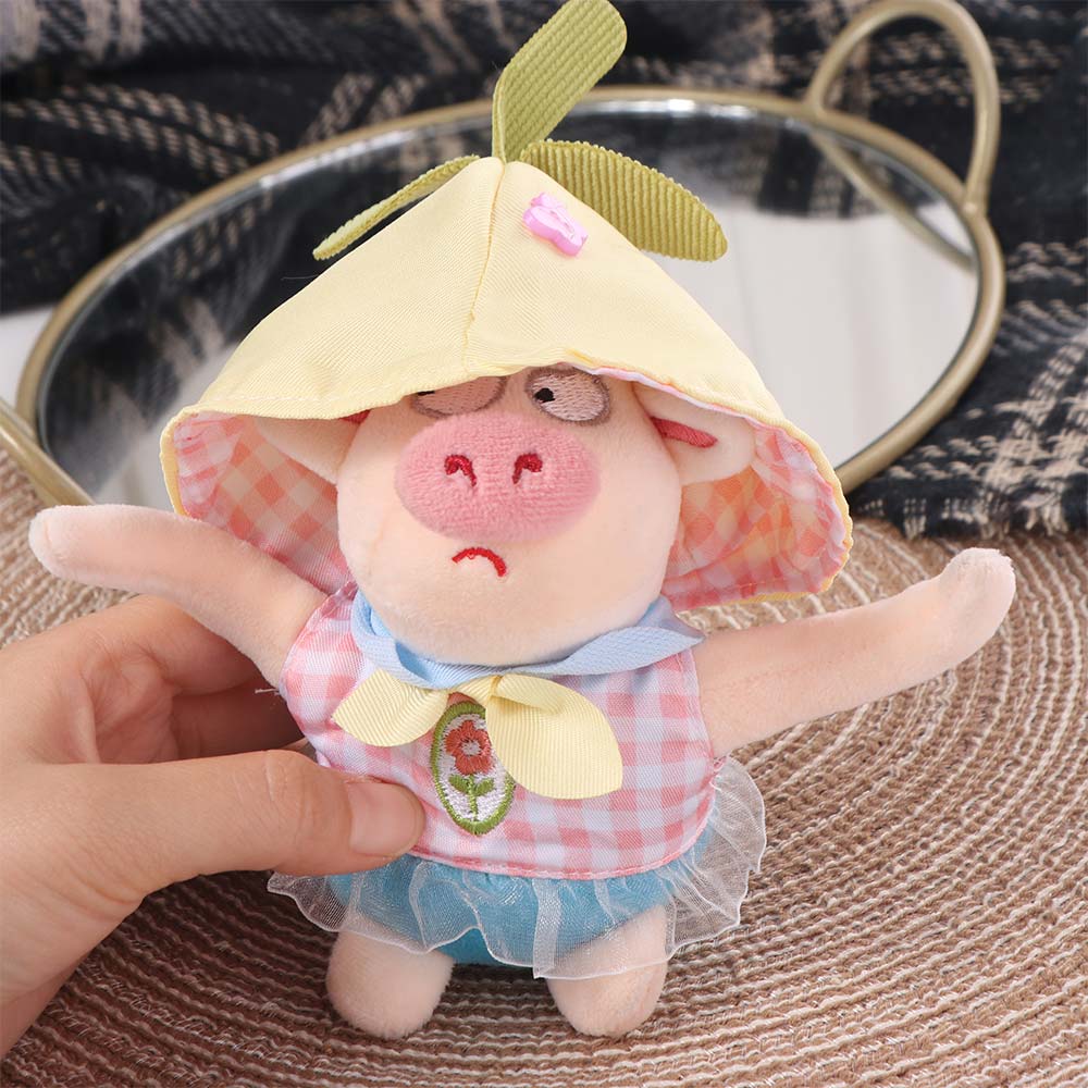 Cartoon Design Plush Doll Outfit For 10CM Doll Mini Doll Clothes Cotton Doll Rompers Role Play