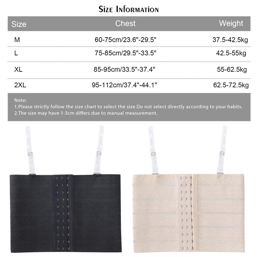 1Pcs With Bra Straps Chest Shaper Trans Lesbian Breast Binder Durable Tank Top Corset
