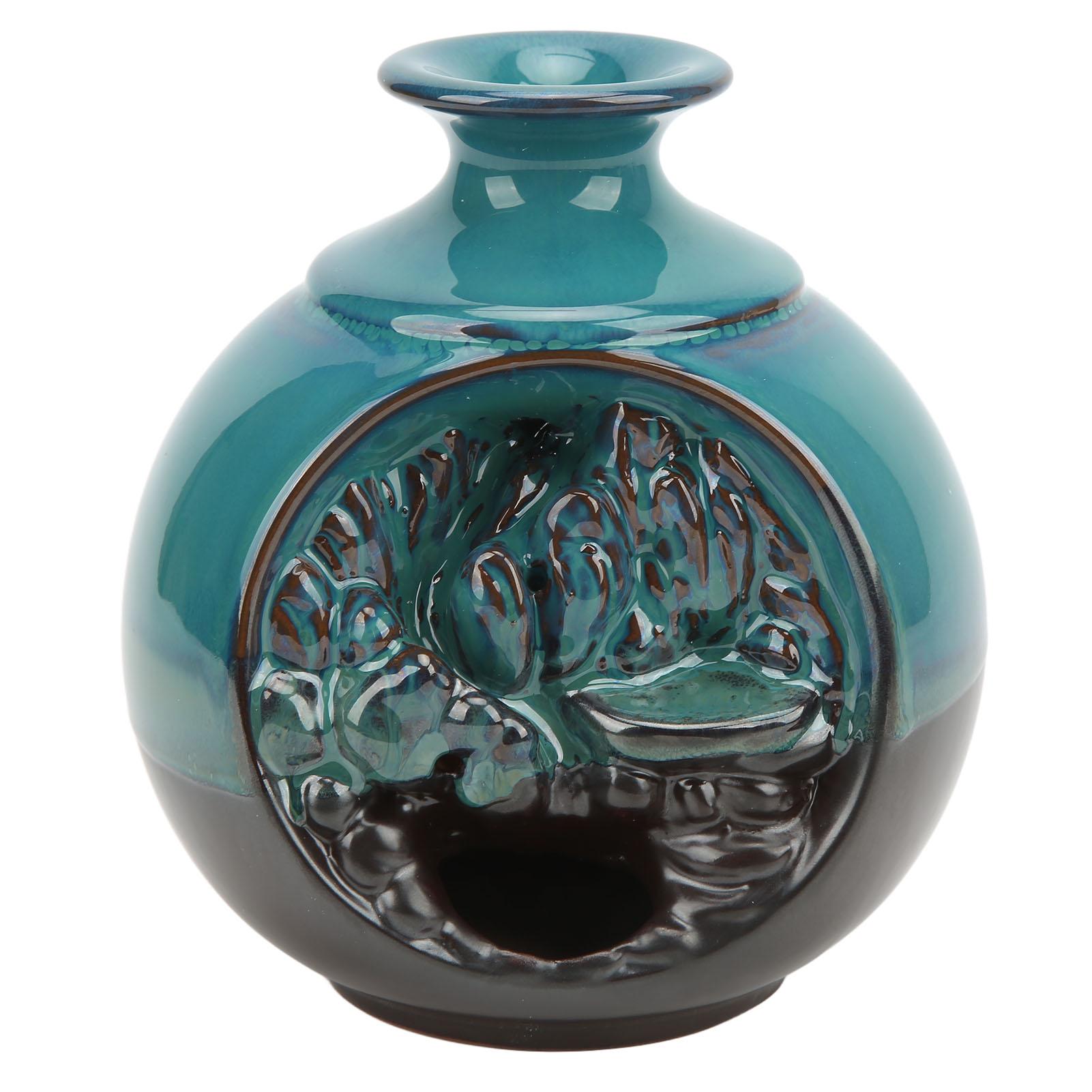 Waterfall Incense Burner Durable Exquisite Ceramic Wide Application Aid Sleeping Backflow Incense Burner