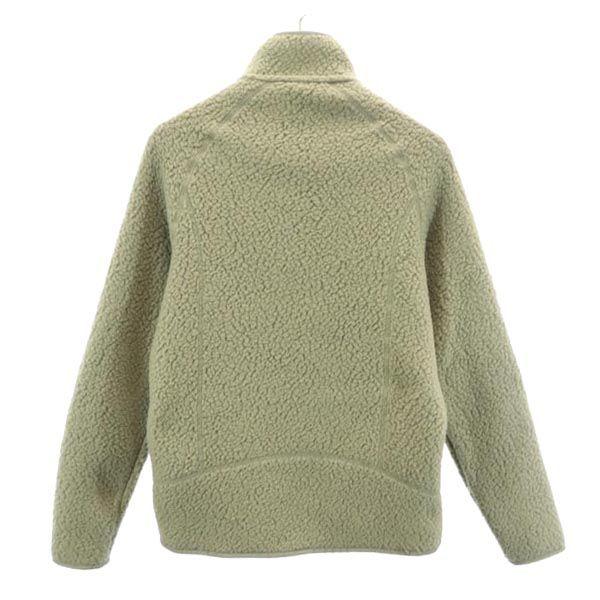 patagonia 22801 Bore Bore Fleece jacket XS Khaki Outdoor Mesh Lining Men's Used