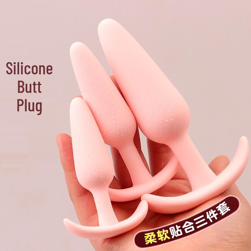 Silicone Chrysanthemum Anal Plug Dilator for Men and Women - Small Size Sex Toy