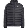 Originals Logo Striped Slim Fit Zip Jacket Men Jackets Black IZ1835