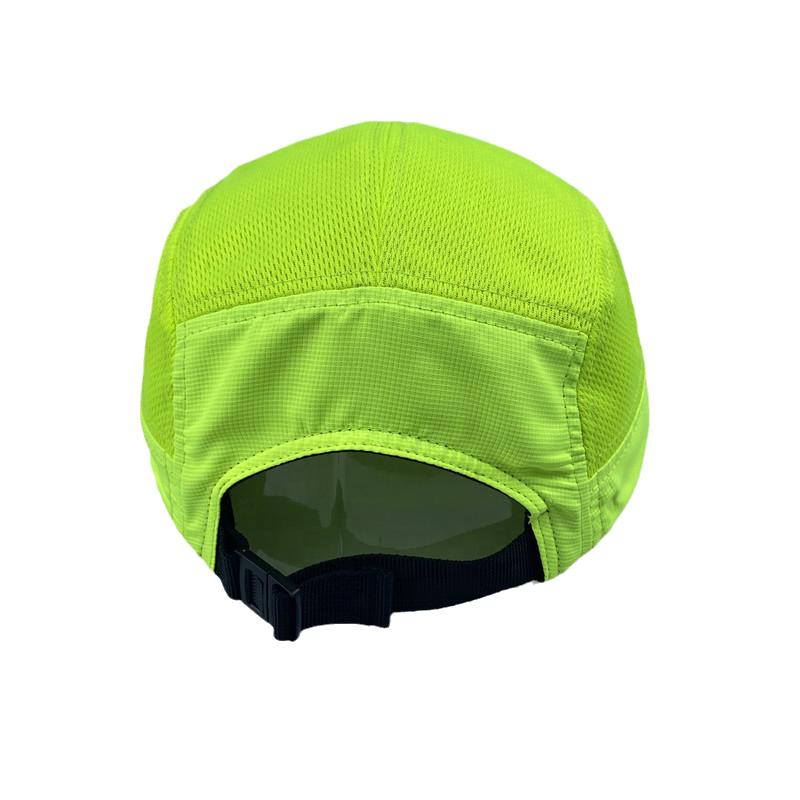 Unisex Men's Solf Brim Sports Cap Fluorescent Color Factory Custom Polyester Breathable Mesh Running Hats
