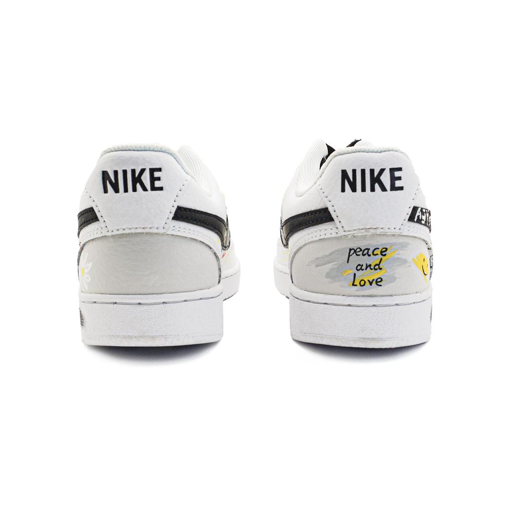 Nike Court Vision Low top Skateboardové boty Pánské Bílé Černé DH2987-101(Tým28-)