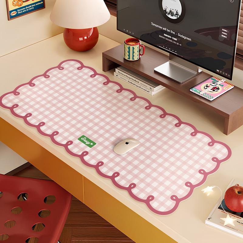 Süßes Puzzle Schreibtischunterlage, Große Mauspads, Niedlicher Stil für Mädchen, Perfekt für Büro- & Schülerschreibtische