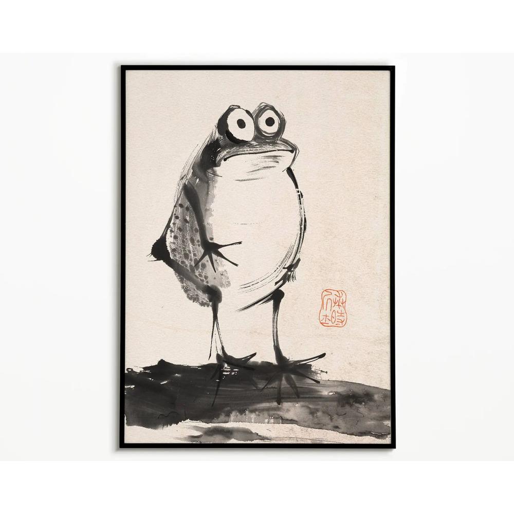 Japanese Art, Vintage Painting Okinawa Retro Art Print Okinawa Wall Art Japanese Travel Poster Vintage Okinawa Decor Artwork