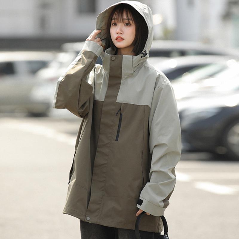 2024 Unisex Outdoor Windproof & Waterproof Jacket with Detachable Liner for Travel, Hiking, & Mountaineering