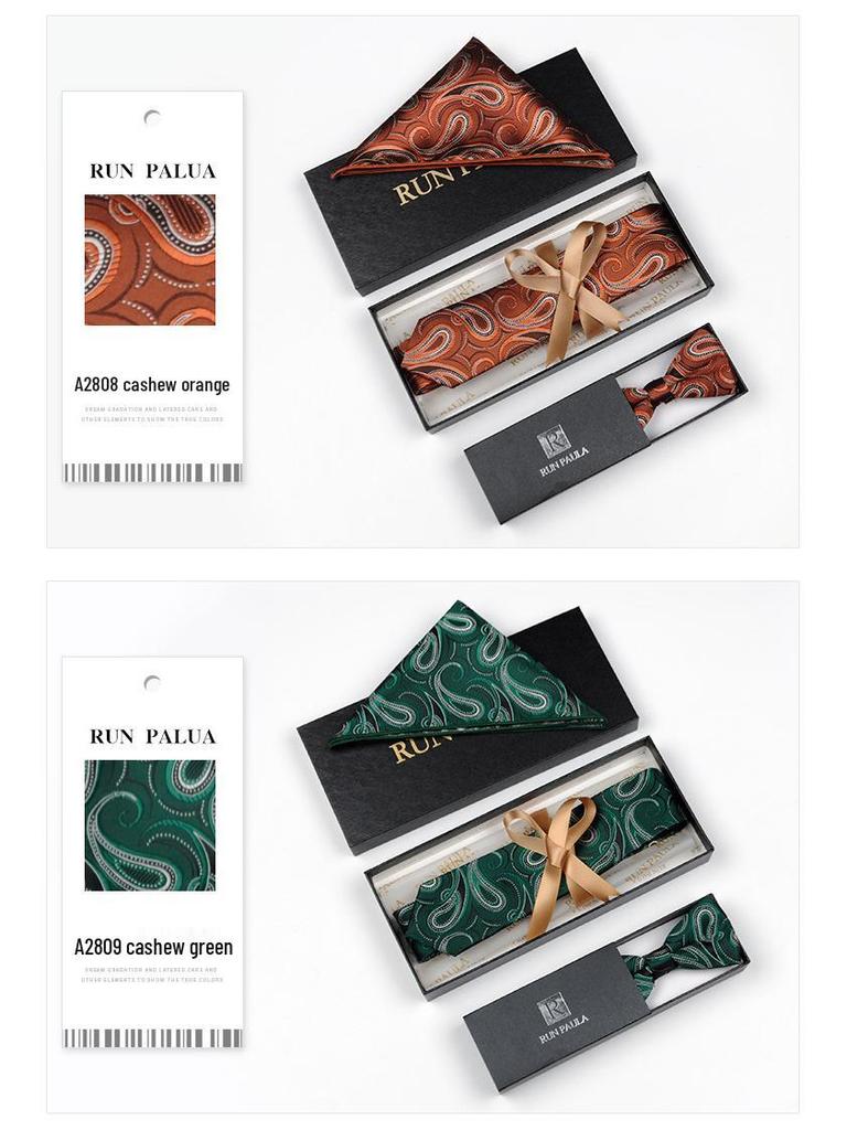 Erkek Resmi Papyon ve Cep Mendili Seti - Profesyonel Giyim İçin Zarif Takım Elbise Aksesuarları