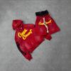 Mens Hooded Sweatshirt Star Letter Print Loose Fit Casual Streetwear Teens