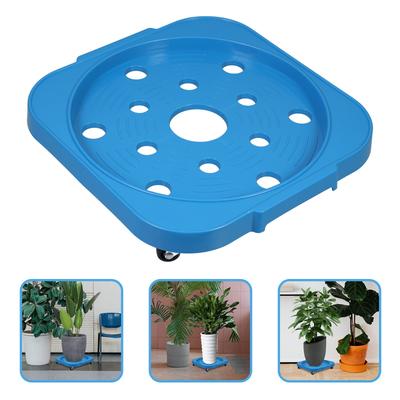 Propane Tank Stand Rotatable Gas Cylinder Base Brake Wheels Movable Outdoor Gas Tank Holder Plant Pot Tray Cylinder Holder