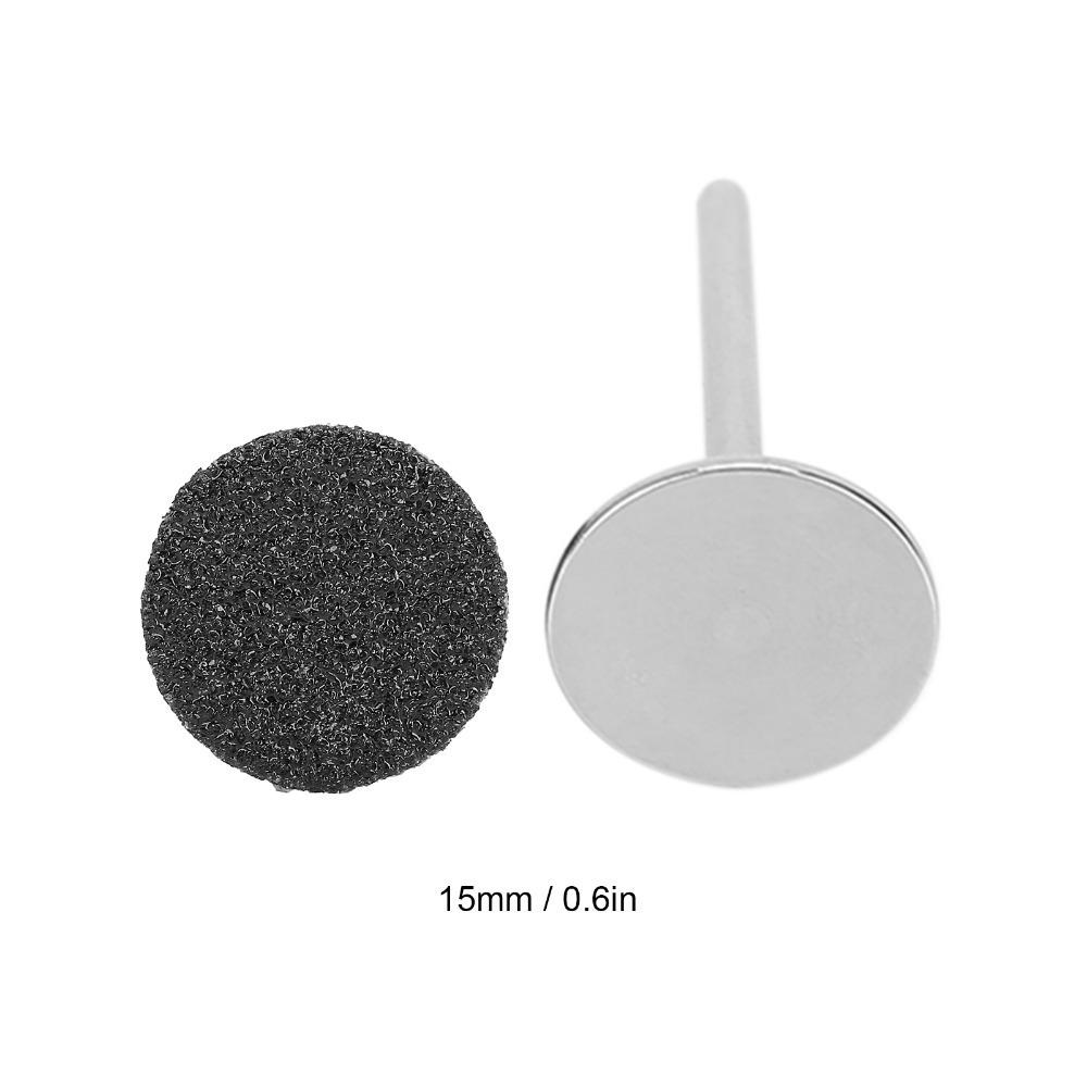 51pcs Round Shape Callus Remover Sandpaper Pads Pedicure Tool Replacement Set For Pedicure Diameter 15mm