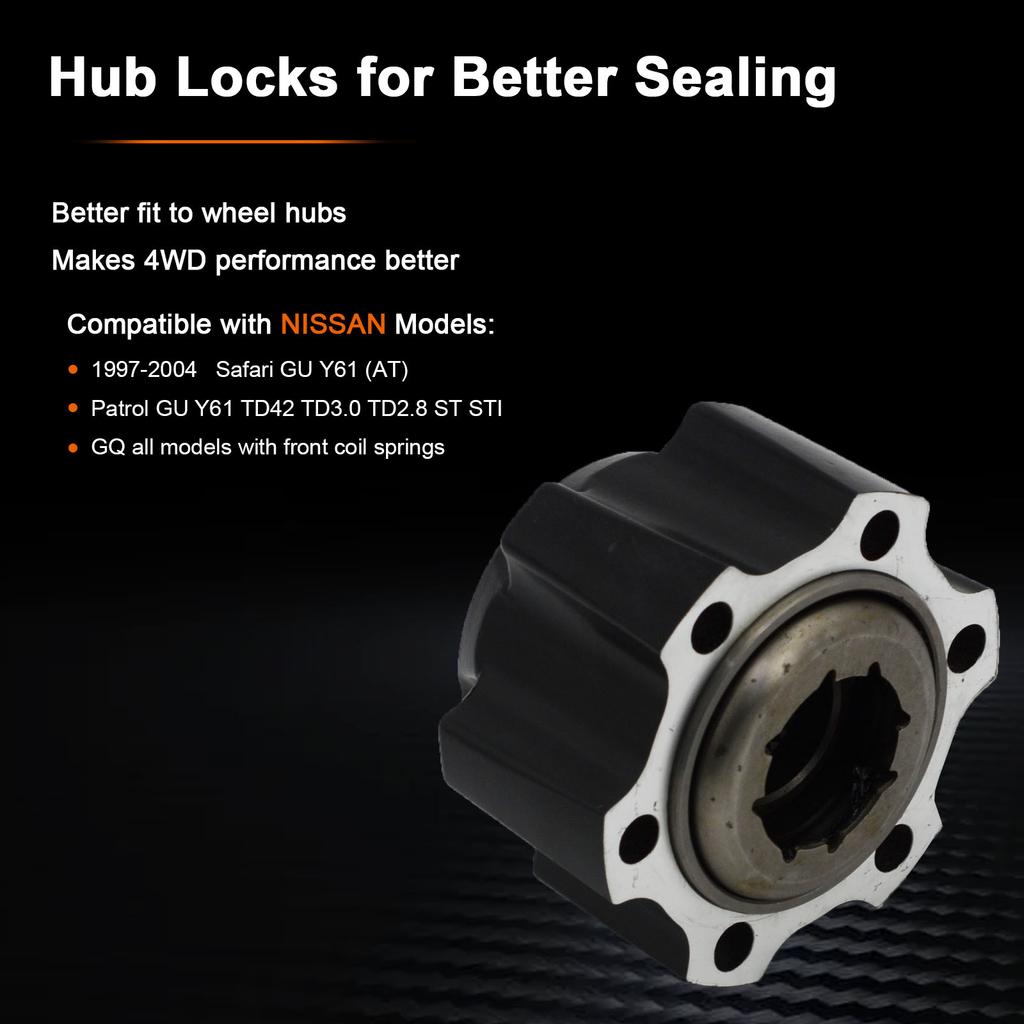 1pcs 40250-VB200 Y60 Y61 AT Automatic Free Wheel Locking Hub Lock 31T For Nissan Safari Patrol
