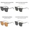 Gm Fashion Retro Square Sunglasses With Uv400 Protection For Casual Outings