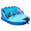 Towable Tubes for Boating, 3-Rider Inflatable Towable Tube for Boat to Pull, 231 kg Capacity Water Sports Boating Tubes - with Full Nylon Cover, Dual