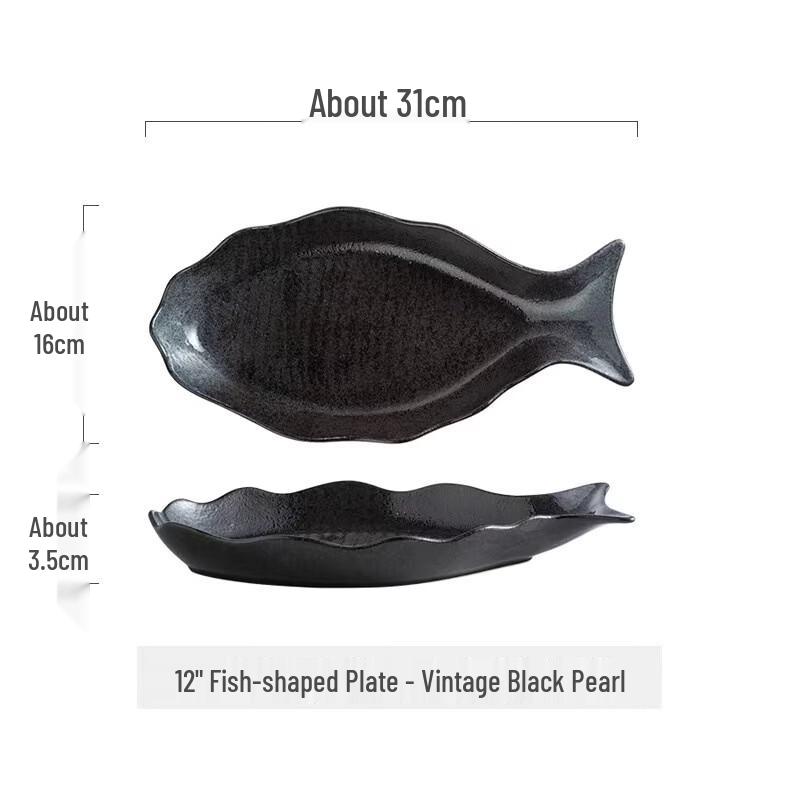 

ZISIZ Ceramic Fish Plate