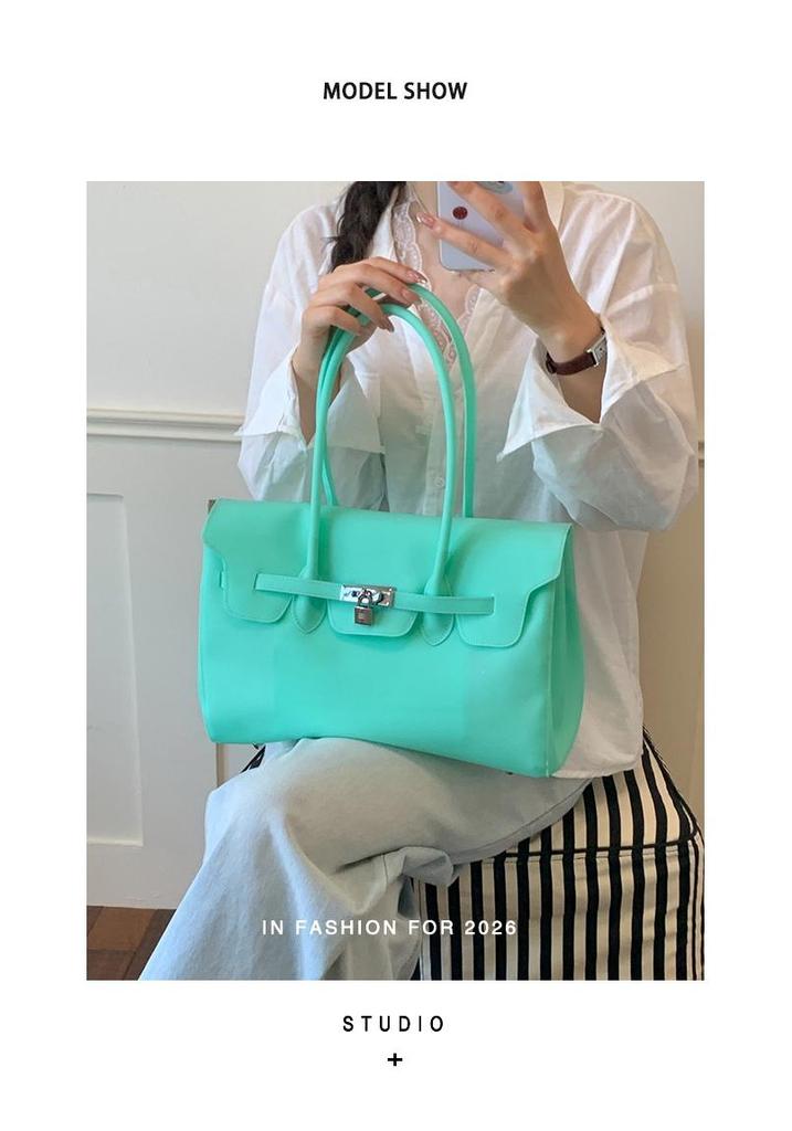Borsa Jelly da Donna Trendy 2026: Borsa a busta grande capacità per il pendolarismo