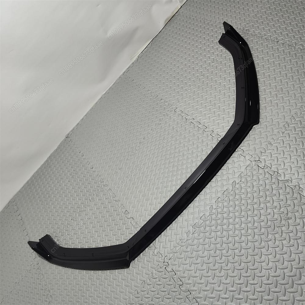 3Pcs For VW Polo MK5 6R TSI TDI Standard Pre‑Facelift 2014-2017 Car Front Bumper Splitter Lip Gloss Black Spoiler Bodykit Tuning