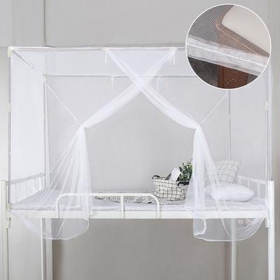 Student Dormitory Mosquito Net 3 Doors Upper  Lower Bunk Mosquito Nets Bedroom Camping Mesh Holes Breathable Mosquito Curtains