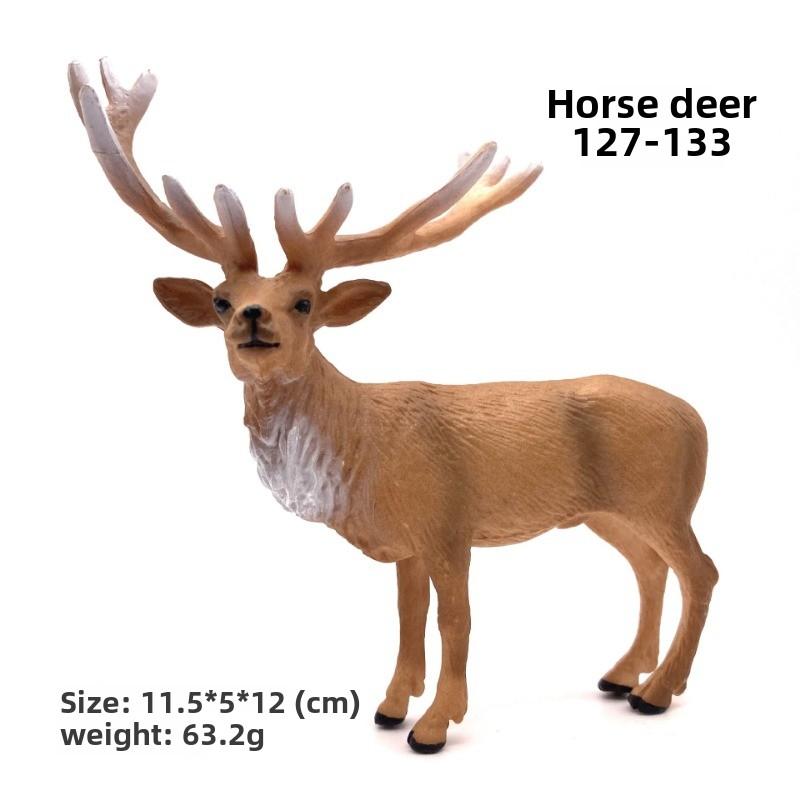 Realistic Fawn and Deer Models, Kids Solid Toys, Wildlife Animal Figurines for Home Decor